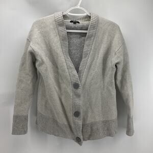 Allbirds merino wool grey the cardigan minimalist casual office size M